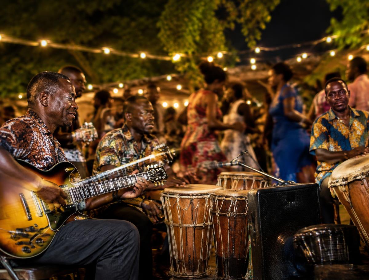 Highlife nights and drum circles